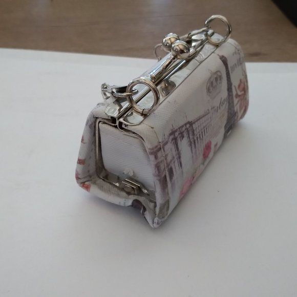 Minature coin purse with french scene - Picture 3 of 7